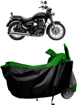 Amexride Two Wheeler Cover for Royal Enfield(Thunderbird 500, Green)