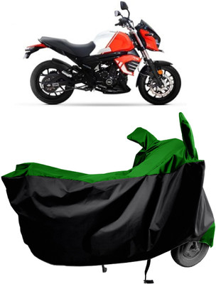 Amexride Two Wheeler Cover for Mahindra(Mojo, Green)