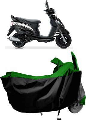 Amexride Two Wheeler Cover for Mahindra(Rodeo, Green)