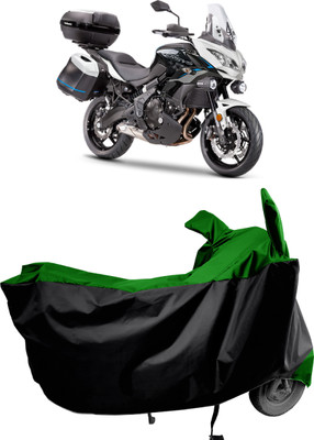 Amexride Two Wheeler Cover for Kawasaki(Versys 650, Green)
