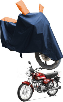 SS FOR YOUR SMART NEEDS Two Wheeler Cover for Hero(HF Dawn BS6, Blue, Orange)