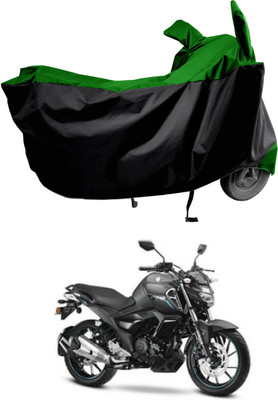 Amexride Two Wheeler Cover for Yamaha(FZ S V3.0 FI, Green)