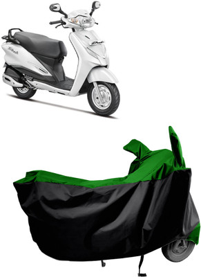 Amexride Two Wheeler Cover for Hero(Duet VX 110CC BS6, Green)