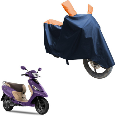 SS FOR YOUR SMART NEEDS Two Wheeler Cover for TVS(Scooty Zest 110, Blue, Orange)