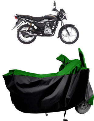 Amexride Two Wheeler Cover for Bajaj(ComforTec, Green)