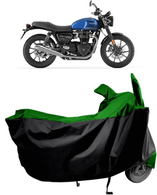 Amexride Two Wheeler Cover for Triumph(Street Twin, Green)