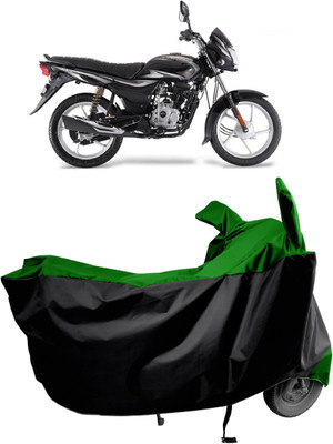 Amexride Two Wheeler Cover for Bajaj(Platina 100, Green)