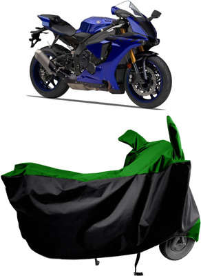 Amexride Two Wheeler Cover for Yamaha(YZF R1M BS6, Green)