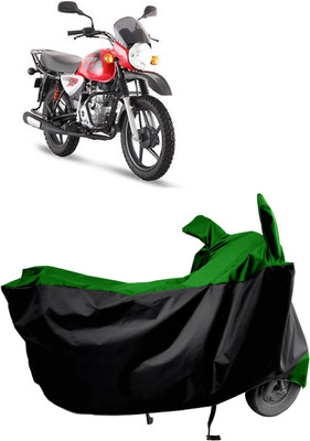 Amexride Two Wheeler Cover for Bajaj(Boxer BM 150, Green)