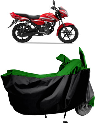 Amexride Two Wheeler Cover for TVS(Phoenix, Green)