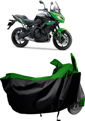 Amexride Two Wheeler Cover for Kawasaki(Versys 650 BS6, Green)