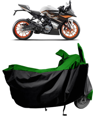 Amexride Two Wheeler Cover for KTM(RC125 BS6, Green)