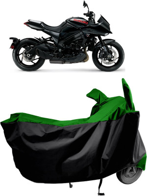 Amexride Two Wheeler Cover for Suzuki(Katana BS6, Green)