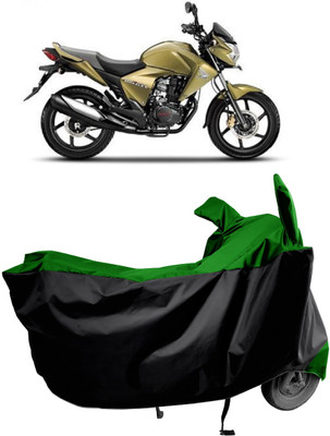 Amexride Two Wheeler Cover for Honda(Unicorn Dazzler, Green)