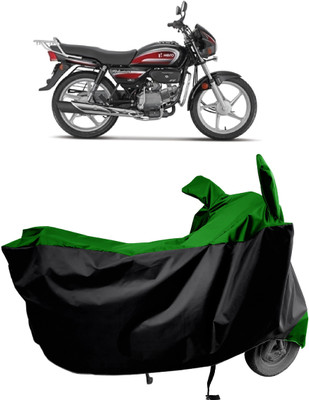 Amexride Two Wheeler Cover for Hero(MotoCorp Splendor Plus, Green)