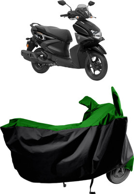 Amexride Two Wheeler Cover for Yamaha(Ray-ZR 125FI BS6, Green)