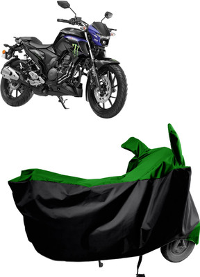 Amexride Two Wheeler Cover for Yamaha(FZ25 BS6, Green)