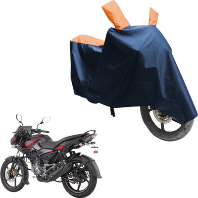 SS FOR YOUR SMART NEEDS Two Wheeler Cover for Bajaj(Pulsar 135 LS DTS-i, Blue, Orange)