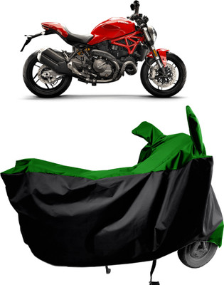 Amexride Two Wheeler Cover for Ducati(Monster 821, Green)