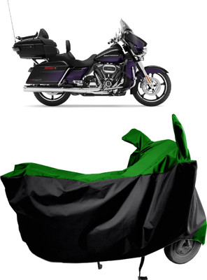 Amexride Two Wheeler Cover for Harley Davidson(CVO Limited, Green)