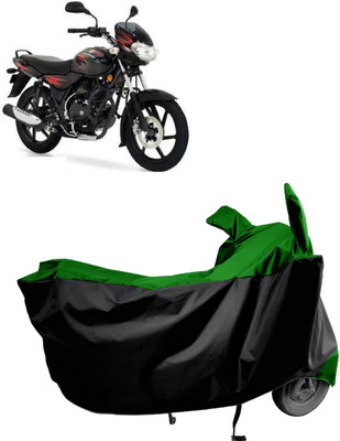 Amexride Two Wheeler Cover for Bajaj(Discover 125 DTS-i, Green)