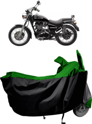 Amexride Two Wheeler Cover for Royal Enfield(Thunderbird, Green)