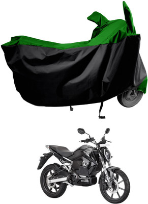 Amexride Two Wheeler Cover for Revolt(Motors RV 400, Green)