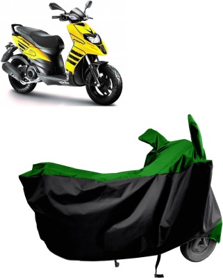 Amexride Two Wheeler Cover for Aprilia(Storm 125, Green)