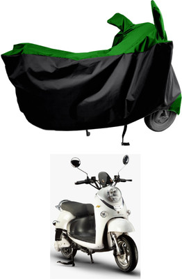 Amexride Two Wheeler Cover for Evolet(Polo, Green)