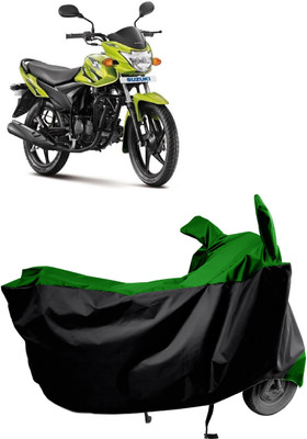 Amexride Two Wheeler Cover for Suzuki(Hayate, Green)