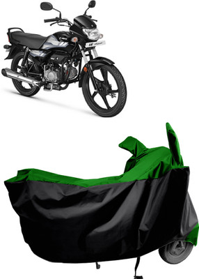 Amexride Two Wheeler Cover for Hero(HF Deluxe, Green)