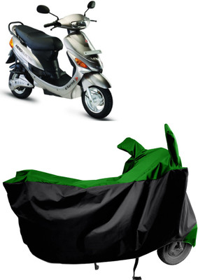 Amexride Two Wheeler Cover for Hero Electric(Electric E-Sprint, Green)