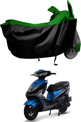 Amexride Two Wheeler Cover for Ampere(REO BS6, Green)