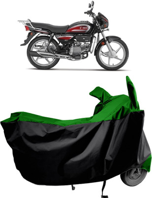 Amexride Two Wheeler Cover for Hero(MotoCorp Super Splendor, Green)
