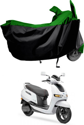 Amexride Two Wheeler Cover for TVS(iQube, Green)
