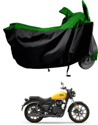 Amexride Two Wheeler Cover for Royal Enfield(Meteor, Green)