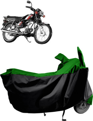 Amexride Two Wheeler Cover for Hero(CD 100 SS, Green)
