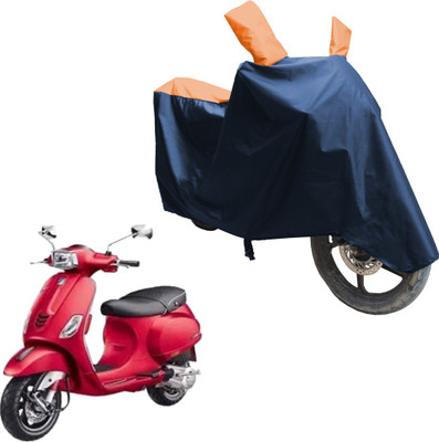 SS FOR YOUR SMART NEEDS Two Wheeler Cover for Piaggio(Vespa SXL 150, Blue, Orange)