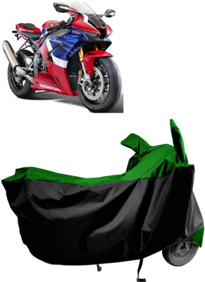 Amexride Two Wheeler Cover for Honda(CBR1000RR Fireblade, Green)