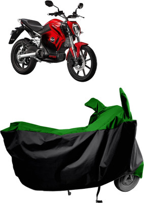 Amexride Two Wheeler Cover for Revolt(Motors RV 400 BS6, Green)