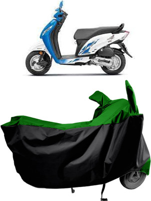 Amexride Two Wheeler Cover for Honda(Activa i, Green)