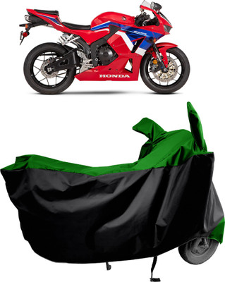 Amexride Two Wheeler Cover for Honda(CBR 600 RR, Green)
