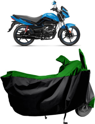Amexride Two Wheeler Cover for Hero(MotoCorp Splendor iSmart, Green)
