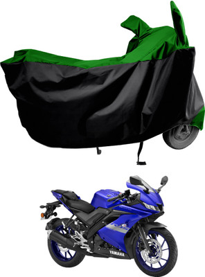 Amexride Two Wheeler Cover for Yamaha(R15 V3, Green)