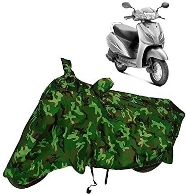 TEINSTORE Waterproof Two Wheeler Cover for TVS(Activa 6G, Green)