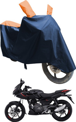 SS FOR YOUR SMART NEEDS Two Wheeler Cover for Bajaj(Pulsar 180F BS6, Blue, Orange)