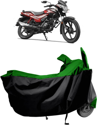 Amexride Two Wheeler Cover for TVS(Star City Plus, Green)