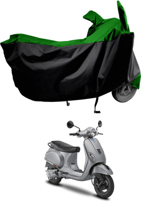 Amexride Two Wheeler Cover for Vespa(Urban Club, Green)