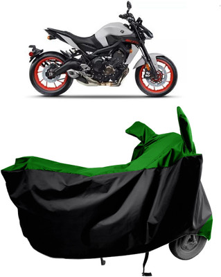 Amexride Two Wheeler Cover for Yamaha(MT 09 BS6, Green)