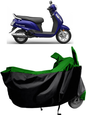 Amexride Two Wheeler Cover for Suzuki(New Access 125, Green)